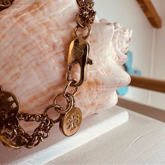 TORY BURCH - Multi-Strand Logo Bracelet, gold - Picture 4 of 8